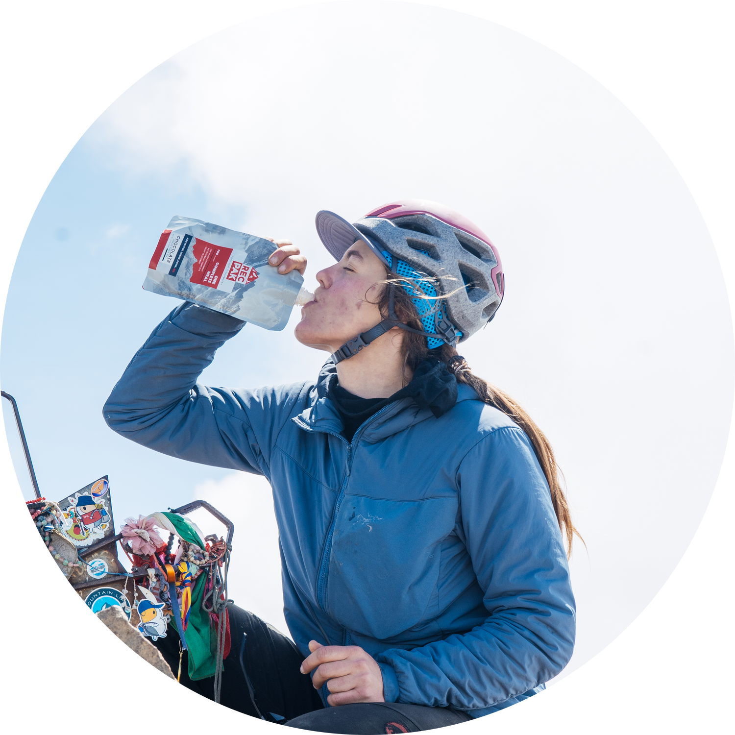 Climber using recpak