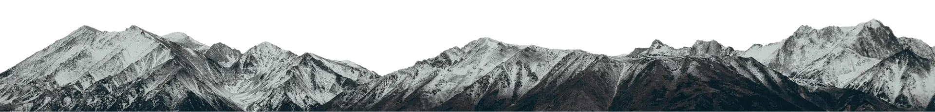mountains for footer detail