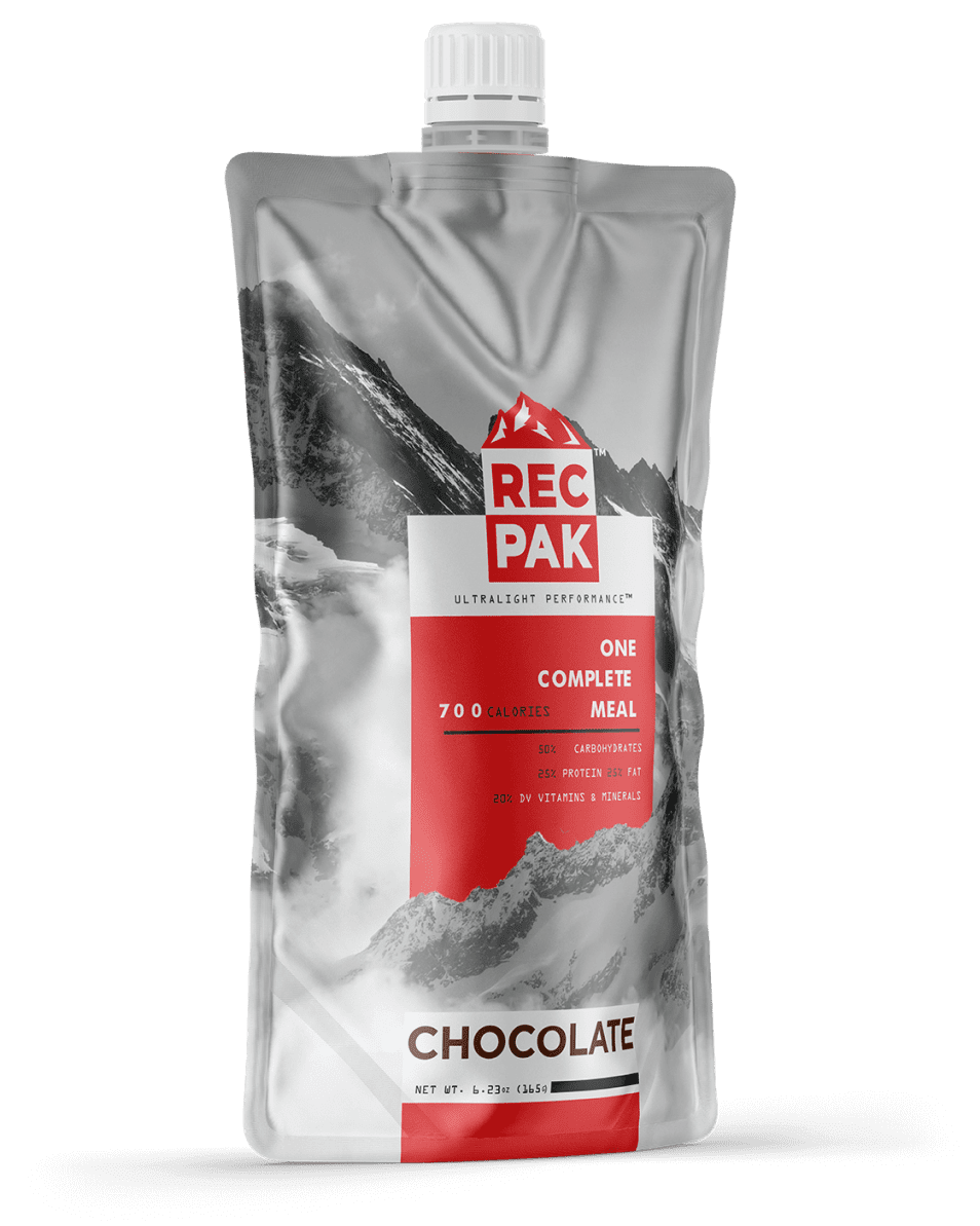 Recpak is an instant meal for camping and backpacking