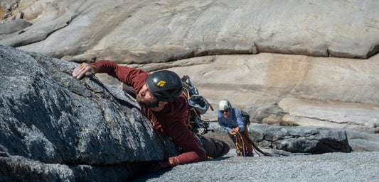 Climbing in Patagonia using Recpak to fuel on big walls