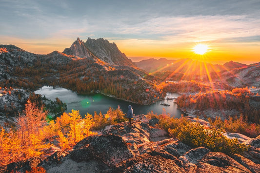 Best hiking food so you can enjoy views like this of the enchantments